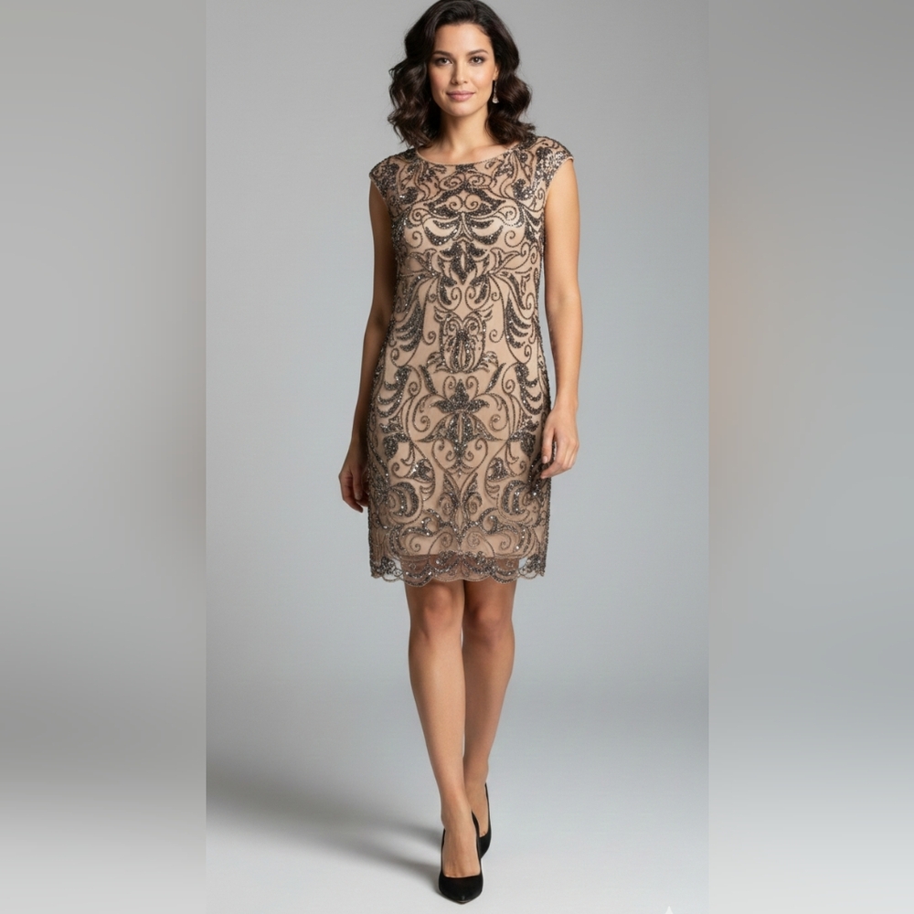 NWT Adrianna Papell dress 8 - Picture 2 of 6